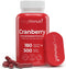 Cranberry Extract with Vitamin C & E - Pure Concentrated Formula, 500mg per Serving, 180 Vegetarian Capsules, Urinary Tract Health & Bladder, 6 Mo...
