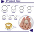 TOAOB 2300pcs Silver Jump Rings for Jewelry Making Open Jump Rings 3mm 4mm 5mm 6mm 7mm 8mm 10mm Jewelry Making Supplies with Opener Tool for DIY C...