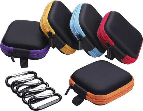 5 Pieces in Ear Bud Earphone Headset Headphone Case Mini Storage Carrying Pouch Bag...