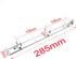 2Pcs Metal Standard Letter Size 3-Ring Binder Mechanism with booster ?3 O Rings,1 inch=25mm Capacity,20mm base width,Loose Leaf Binding Spines Com...