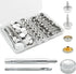 Hoeine Canvas Snap Kit, 40 Sets Marine Grade Boat Cover Snaps Heavy Duty Snap Fastener Kit Stainless Steel Snap Button Kit for Replacement Snaps f...