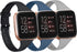 Tobfit Pack 3 Slim Bands Compatible with Fitbit Versa 2 Bands/Fitbit Versa/Fitbit Versa Lite/SE, Silicone Replacement Smartwatch Wristband for Wom...