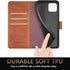 SUANPOT for iPhone 11 6.1 inch (Non 11 Pro 5.8") Leather Wallet case with RFID Blocking Credit Card Holder, Flip Book Phone case Shockproof Cover ...