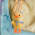 2Pcs White 14cm Duck Plush Keychain,Soft Fully Filled Lovely Cartoon Animal Doll Hanging Ornament,Portable Stuffed Duck Doll Plush Key Backpack Pe...