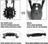 Garage Hooks 10 Pack, Heavy Duty Steel Tool Wall Storage Gear Hooks with Anti-Slip Coating, Wall Mount Holder for Bike, Ladder and Garden Tools (M...