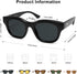 SOJOS Polarized Sunglasses womens men Trendy Small Designer Shades SJ2289...