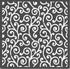 CrafTreat Swirl Pattern Stencils for Painting on Wood, Wall, Tile, Canvas, Paper, Fabric and Floor - Swirly Swirl Stencil - 6x6 Inches - Reusable ...