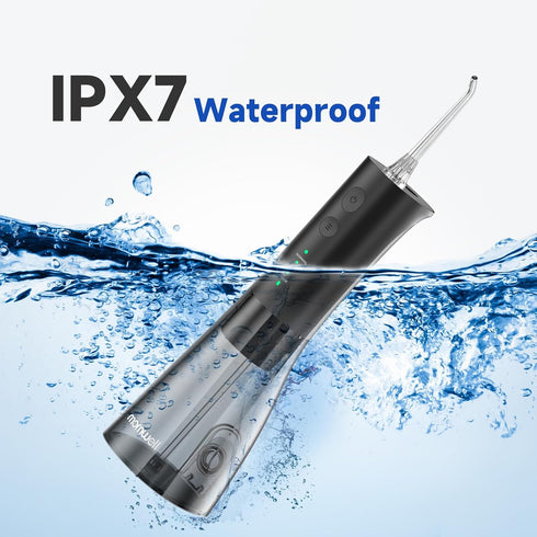 Water Flosser - Water Flossers for Teeth 3.0 Pulse Technology - Cordless Rechargeable Portable Water Flosser - 300ML Water Tank Dental Water Floss...