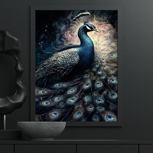 Beautiful Peacock Rice Paper, 11.5 x 16 inch - for Decoupage Furniture Crafts...