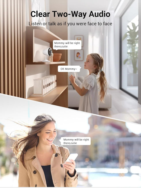 5G & 2.4G Indoor/Outdoor Security Camera for Home, Baby/Elder/Dog/Pet Camera with Phone App, WiFi Camera w/Spotlight Color Night Vision 2-Way Audi...