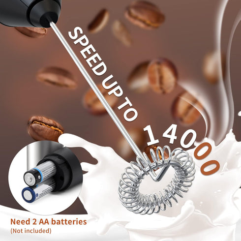 Stainless Steel Whisk Mini Drink Mixer Blender,Milk Frother...