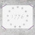 1776 13 Stars Betsy Ross Stencil Template - Reusable Memorial Day Stencil of American Flag Pattern Stencil for President's Day Decorations Paintin...