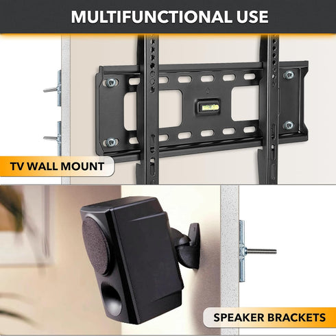 CondoMounts MSK8001 Steel Stud TV Mounting Kit | Metal Stud Anchors | TV Mount Metal Studs | Holds 200lbs on Steel Stud | Includes 6 Elephant Anch...