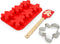 Handstand Kitchen Gingerbread Man 3-piece Cookie and Cupcake Baking Set with Recipes...