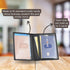 ag wallets 2 ID Leather Bifold License Holder (Black)...