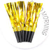24 Pieces Glitter Metallic Fringed Noise Maker Musical Blowouts, Squawker Whistles Party Noisemakers for Birthday, New Year, Party Favor Decoratio...