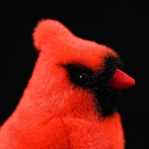 Simulation Cardinal Bird Plush Toy, 5.9inch Soft Cute Cardinal Bird Stuffed Animal for Kids Boys and Girls Gifts...