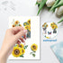 CRASPIRE 8 Sheets 8 Styles Sunflower Window Stickers Spring Summer Theme Butterfly Stickers Window Clings Wall Decor Decals for Fridge Bedroom Liv...