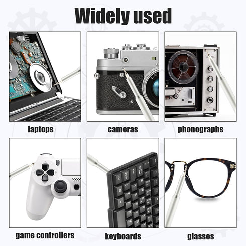 49 in 1 Precision Screwdriver Set, Professional Tiny Screwdriver Kit Small Screwdriver Set Reliable Magnetic Repair Tool Kit for Phone Computer La...