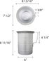 Thunder Group Liquid Measure, 4 Quart, Silver...