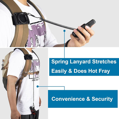 Backpack Tether Mount for Garmin inReach Mini & Mini 2, Backpack Tether Holder for Garmin Handheld GPS Devices - Great for Hiking & Hands-Free...