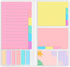 Sticky Notes Set, Post Self-Stick Notes Pads for Journaling Notebook Planner Study, Office Supplies College Essentials Back to School Supplies for...