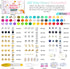 JQEEYGV Bracelet Making Kit 3 Boxes - 11,000pcs Clay Beads - 48 Fashion Colors Beads for Friendship Bracelet Kit - Polymer Heishi Letter Beads for...