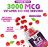 B12 Gummies for Adults, Extra Strength Energy 3000 mcg - B-12 Energy Metabolism & Immune System Support - Chewable Dietary Supplement for Adults &...