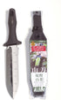 Nisaku NJP800 Yamagatana Hori Weeding & Digging Knife, Japanese Stainless Steel 7.25-Inch Blade, 5.5-Inch Ergonomic Black Plastic Handle...
