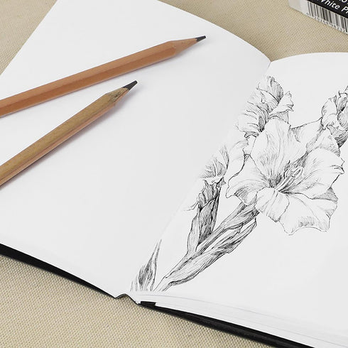 Pro Art Premier Sketch Book Travel 6"x 4" White 74lb Black 80 Sheets, Sketch Book, Sketchbook, Drawing Pad, Sketch Pad, Drawing Paper, Art Book, D...