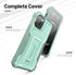 ExoGuard Compatible with iPhone 12 Pro Max Case, Rubber Shockproof Full-Body Cover Case Built-in Screen Protector with Kickstand for iPhone 12 Pro...