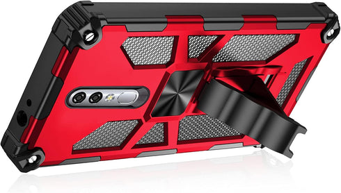 Asuwish Compatible with Coolpad Legacy Brisa Case and Tempered Glass Screen Protector Cover Cell Accessories Stand Kickstand Rugged Phone Cases fo...