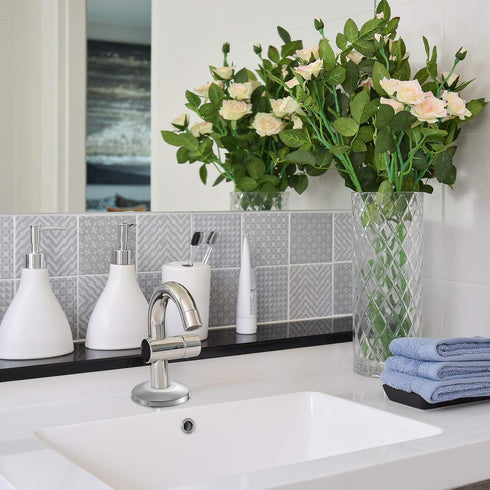 Honoson 1/2 Inches Escutcheon Flange Plate Pipe Cover for 5/8 Inches OD Copper, PEX, and PVC plumbing Pipe Stainless Steel Chrome Plated Escutcheo...