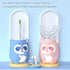 Kids Electric U Shaped Toothbrush, Cartoon Sonic Toothbrush with 4 Brush Heads 6 Cleaning Modes Children Toothbrush IPX7 Waterproof - (Age 2-7, Gr...