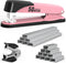 Metal Stapler Heavy Duty 50 Sheet Capacity with 1750 Staples and Staple Remover, Pink Stapler Full Strip Staplers for Desk, No Jam, Non-slip Offic...