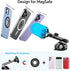 for iPhone MagSafe Car Mount Charger iPhone Wireless Car Charger Mount?Magnets+ Suction Cup?Windshield Magnetic Phone Holder Car Magsafe Accessori...