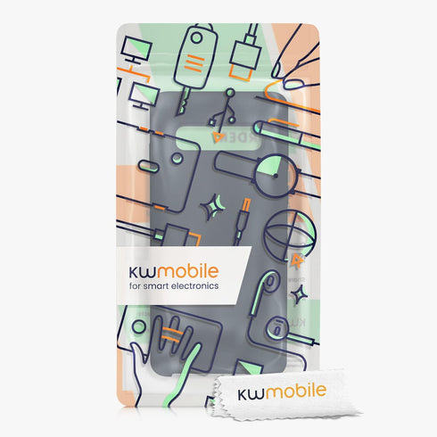 kwmobile Case Compatible with Samsung Galaxy S10 Case - TPU Silicone Phone Cover with Soft Finish - Dark Slate...