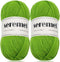 4Ply Acrylic Soft Yarn 2 Balls 1Pack, 2 Pcs Crochet Yarn Total 100g (3.4oz) / 260m (280Yds), Crocheting/Knitting #4 Medium Yarns, Worsted Beautifu...