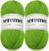 4Ply Acrylic Soft Yarn 2 Balls 1Pack, 2 Pcs Crochet Yarn Total 100g (3.4oz) / 260m (280Yds), Crocheting/Knitting #4 Medium Yarns, Worsted Beautifu...