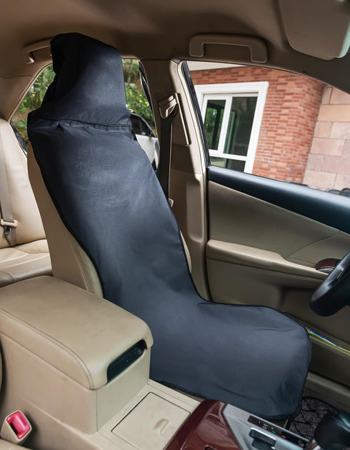 Waterproof Car Seat Cover Protector Universal Fit Front Seat Covers Non-Slip Bottom Sweatproof and Easy to Clean Automotive Accessories for Pickup...