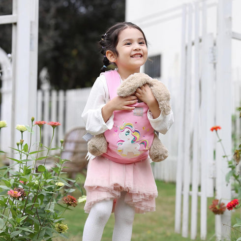 GAGAKU Baby Doll Carrier Kids Toy Baby Carrier Dolls Toy Baby Doll Sling Reborn Baby Doll Carrier with Adjustable Straps for Stuffed Animal Doll A...