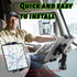 Metal Tablet Mount Holder for Truck/Car/Vehicle/Industrial Heavy Duty Drill Base iPad Mount for Dashboard, Wall, Desk, fit 7-14.6 inch Tablets...