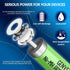 Rechargeable AA Battery NIMH 1.2V Double A 1500mAh High Capacity 2 Pack Pre-Charged Solar Batteries Low Self Discharge for Solar Light Replacement...