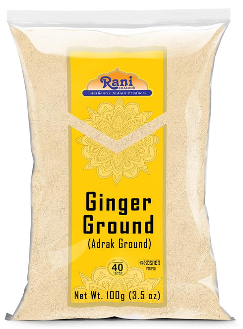 Rani Ginger (Adarak) Powder Ground, Spice 3.5oz (100g) ~ All Natural | Vegan | Gluten Friendly | NON-GMO | Kosher | Indian Origin...