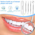 Professional Dental Pick Tools Kit, Teeth Cleaning Calculus Remover Tool for Dentist, Personal Using, Pets Oral Care Set with Dental Mirror Dental...
