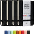 Tiny Notebook 3x4 Small Notepad Pocket Size, A7 Leather Hardcover Mini Notebook, Tear Off Sheet Tiny Notepad with Elastic Band, 4 Pack Mini Pocket...