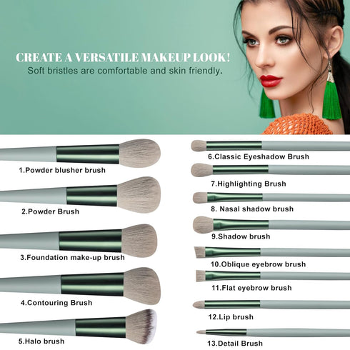 BS-MALL Makeup Brushes & Tools Set – Premium 21 Makeup Brushes, Makeup Sponges, & Assistive Tools for the Ultimate Makeup Experience...