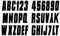 Hardline Products Series 350 Factory Matched 3-Inch Boat & PWC Registration Number Kit, Solid Black - BLK350EC...