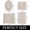 Baroque Silicone Fondant Frame Mold, Photo Cake Mold for Baking Wedding Birthday Party Cake Decorating, Cupcake Toppers Chocolate, Curlicues Borde...