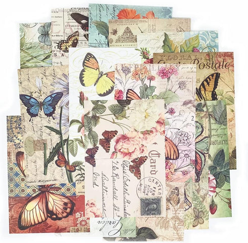 150pcs Scrapbooking Paper,Old Book Page Music Notes Background Material Paper for DIY Decoupage Junk Journal Scrapbooks Supplies...
